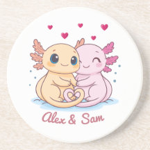 Personlig Axolotl Alla Hjärtans Dag Sandstensunder