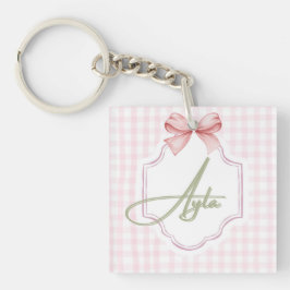 Personlig Ayla Flicka Nursery Bow&Gingham