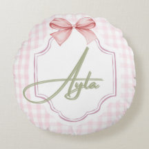 Personlig Ayla Flicka Nursery Bow&Gingham