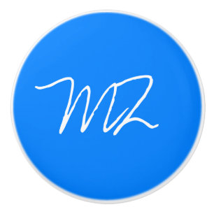 Personlig Azure Blue Knopp