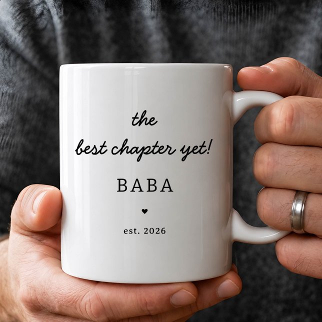 Personlig Baba-mugg Bästa kapitlet än så länge Kaffemugg (Skapare uppladdad)