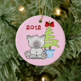 Personlig Baby 1:a julklappen Ornament