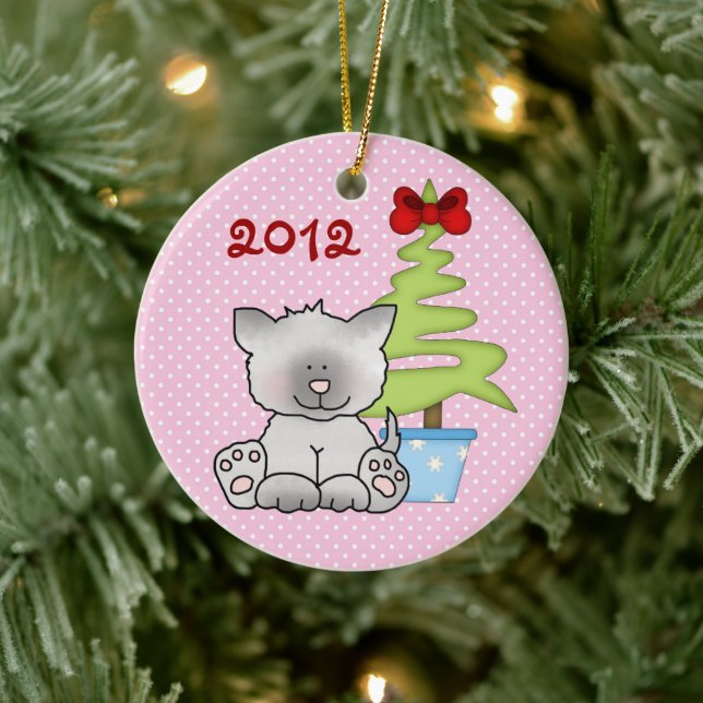 Personlig Baby 1:a julklappen Ornament (Träd)