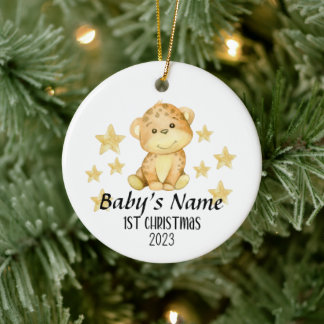 Personlig Baby 1st jul Ornament