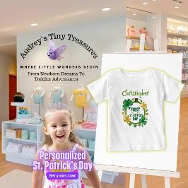 Personlig Baby 1st St. Patrick's Day T-Shirt