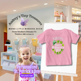 Personlig Baby 1st St. Patrick's Day T-Shirt