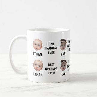 Personlig Baby Ansikte Grandpa, Anpassningsbar Kid Kaffemugg