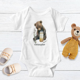 Personlig Baby Bear Pojke Gift T Shirt
