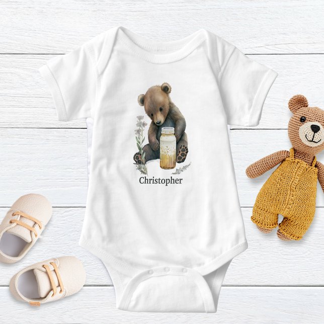 Personlig Baby Bear Pojke Gift T Shirt (Skapare uppladdad)