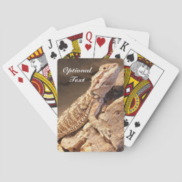 Personlig Baby: Beared Dragon Lizard Casinokort