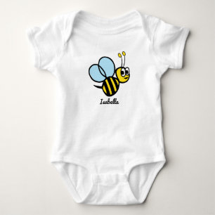 Personlig Baby Bee Cute Gult Bumblebee T-shirt