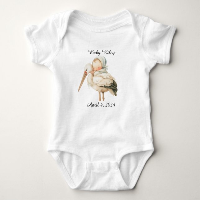 Personlig Baby Birance One Biet Bodykostym T Shirt (Framsida)