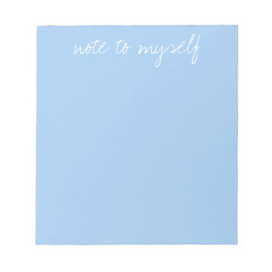 Personlig Baby blue Anteckningsblock