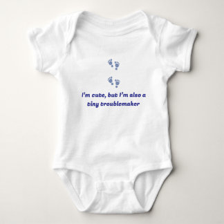 Personlig Baby Bodykostym med Superskoj offerter T Shirt