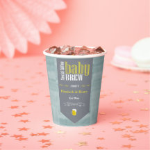 Personlig Baby Brew Beer Label Funny Shower