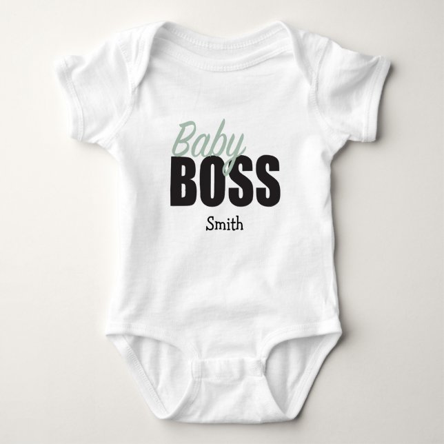 Personlig Baby CHEF T Shirt (Framsida)