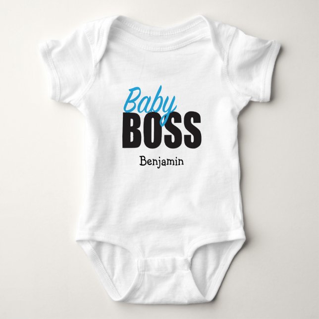 Personlig Baby CHEF T Shirt (Framsida)