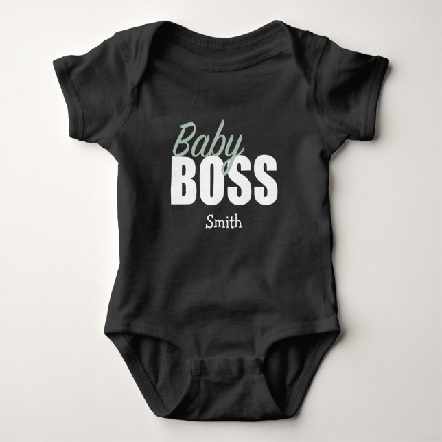 Personlig Baby CHEF T Shirt (Framsida)