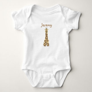 Personlig Baby Clothing - Giraffe Tee Shirt