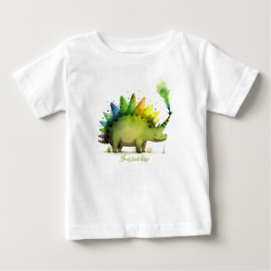 Personlig Baby Dinosaur Tee
