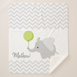 Personlig Baby Elephant Blanket