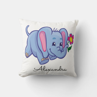 Personlig Baby Elephant Kudde