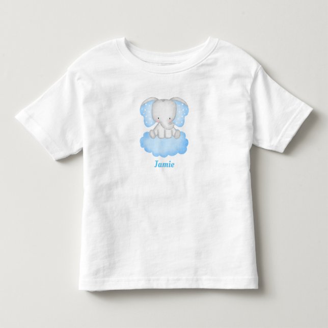 Personlig Baby Elephant T Shirt (Framsida)