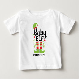 Personlig Baby Elf T Shirt