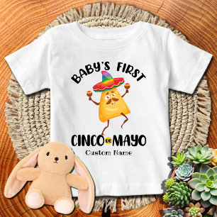 Personlig Baby First Cinco de Mayo T Shirt