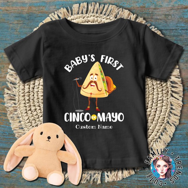 Personlig Baby First Cinco de Mayo T Shirt (Skapare uppladdad)