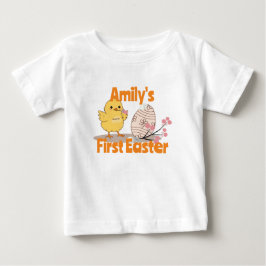 Personlig Baby första Påsk-sjöfarten T Shirt