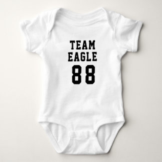 Personlig Baby fotboll på Namn och nummer T Shirt