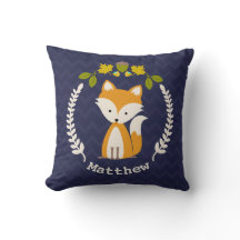 Personlig Baby Fox Pillow - Boy
