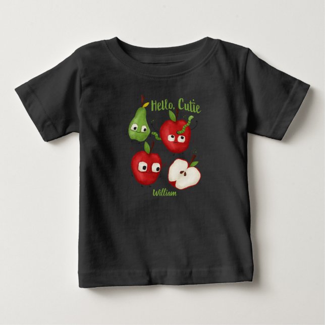Personlig Baby Fruit Tee (Framsida)