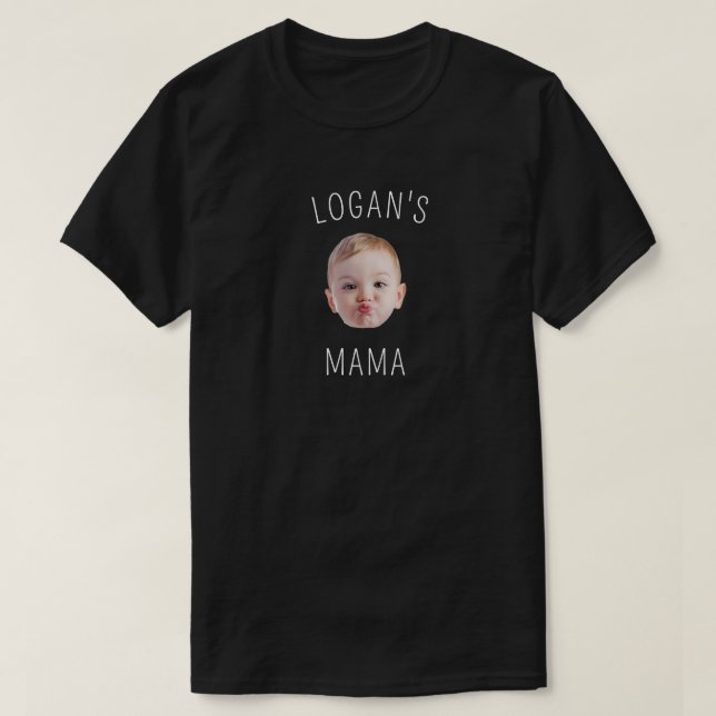 Personlig Baby gåva till Mamma nya mamma födelseda T Shirt (Design framsida)