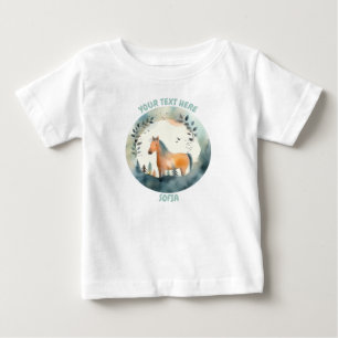 Personlig baby Horse Tee