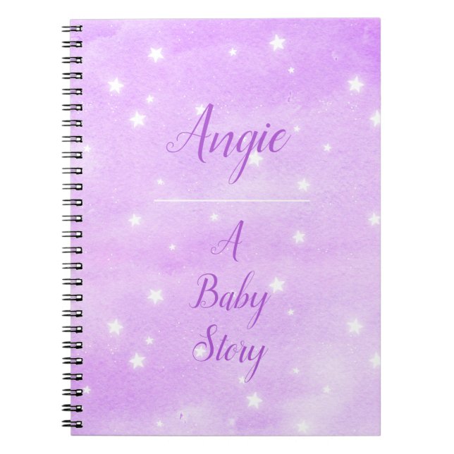 Personlig Baby Journal Anteckningsbok (Framsidan)