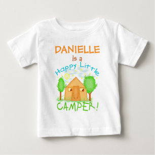 Personlig Baby / Kids Summer Camping T-Shirt