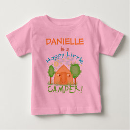 Personlig Baby / Kids Summer Camping T-Shirt
