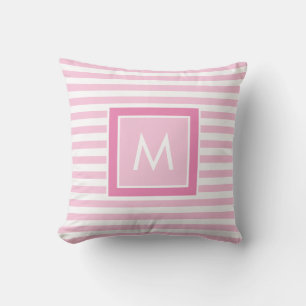 Personlig baby Monogram Kudde