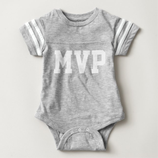 Personlig Baby MVP Football Jersey Bodykostym Tröja (Framsida)