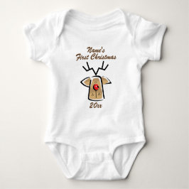 Personlig Baby Namn Första jul Tröja