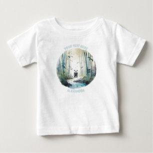 Personlig baby Panda Tee