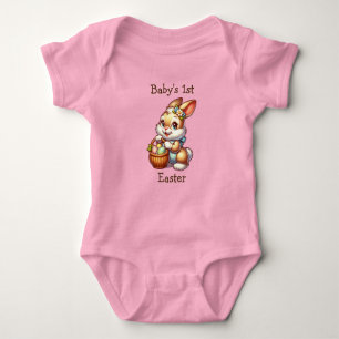 Personlig Baby Påsk Första T Shirt