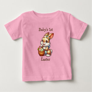 Personlig Baby Påsk Första T Shirt