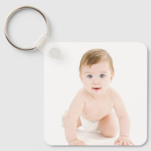 Personlig Baby Photo Nyckelring