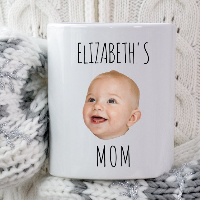 Personlig Baby Photo Pappa Mamma födelsedagspresen Mugg (Skapare uppladdad)