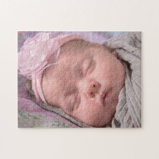 Personlig Baby Photo Puzzle Pussel (Horisontell)