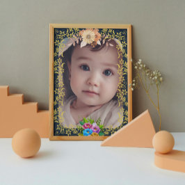 Personlig Baby Photo Ram, Baby Gift Meddelande