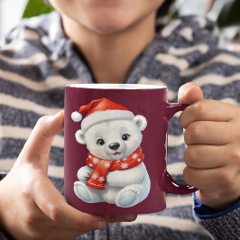 Personlig Baby Polar Bear Kids Mugg